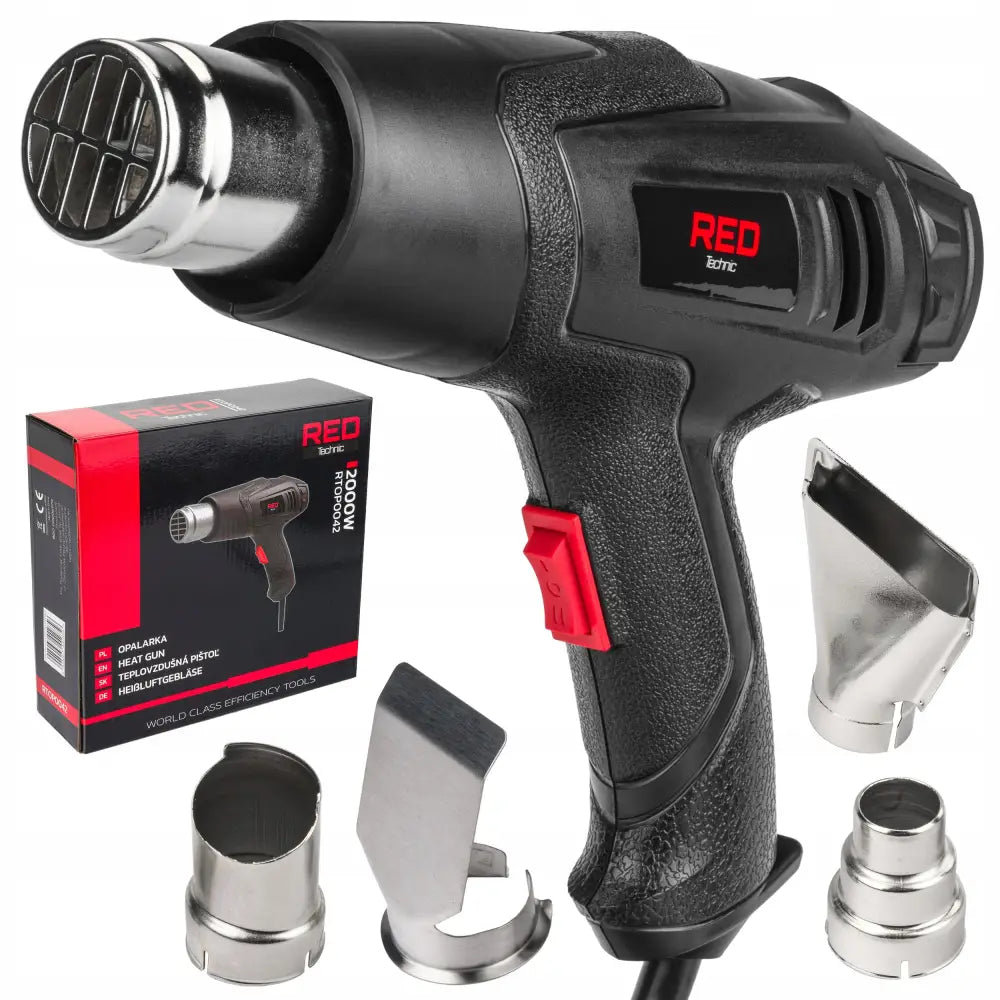 Varmluftspistol Red Technic 2000 w 230 v 600 °c
