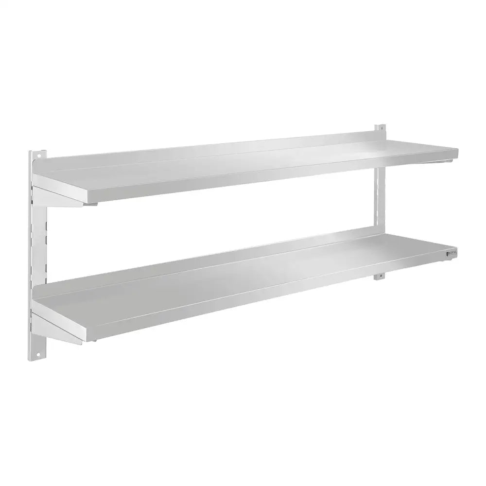 Vegghengt Dobbel Justerbar Stål Hylle 140cm