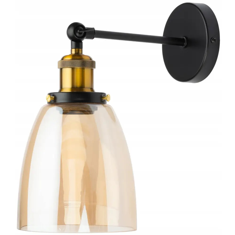 Vegglampe i Glass fra Amber Cup-serien