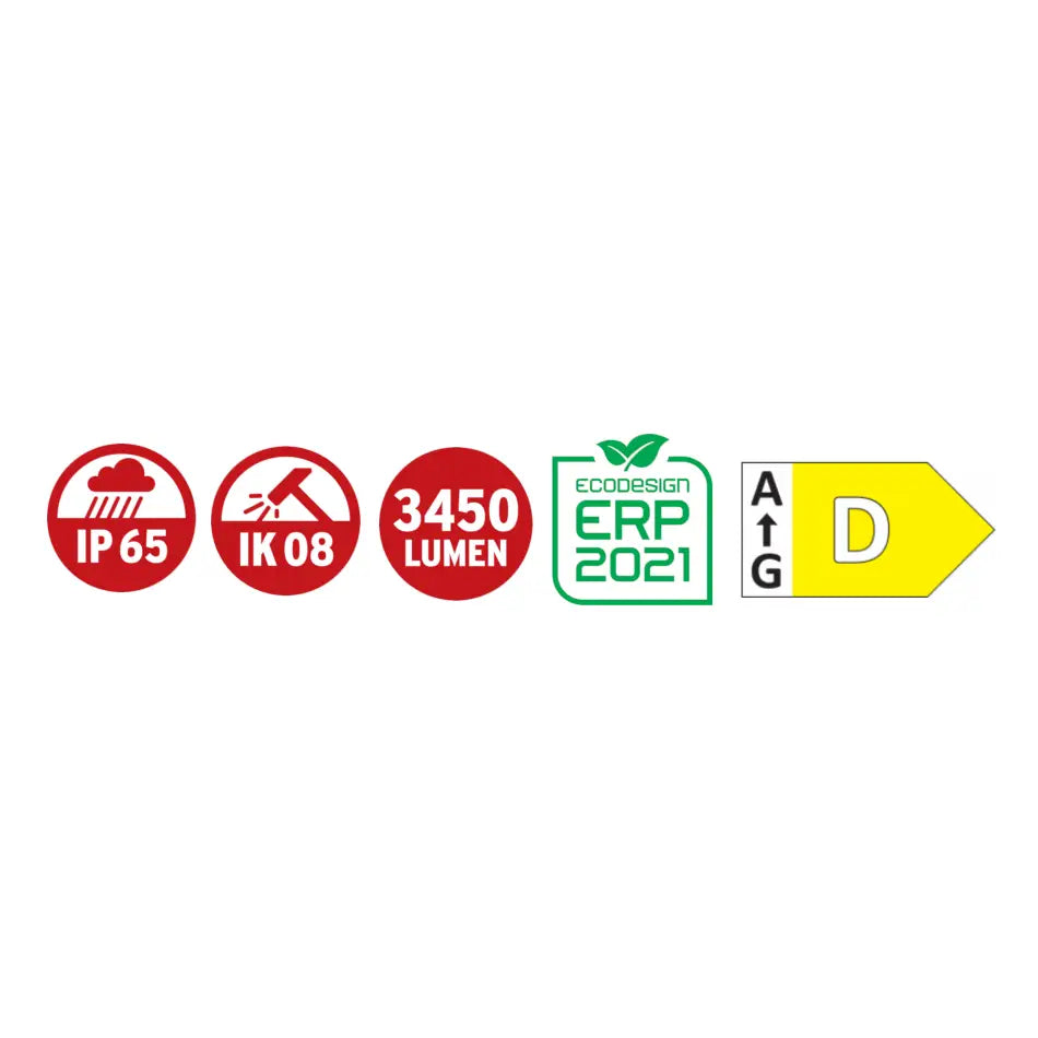 Vegglampe Led Jaro 4060 3450lm 30w