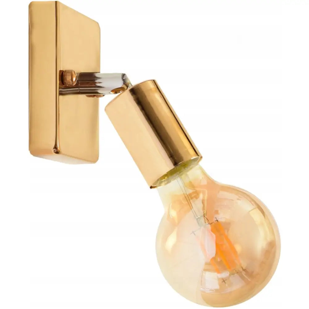 Vegglampe Liten Kvadrat Gull Ezo