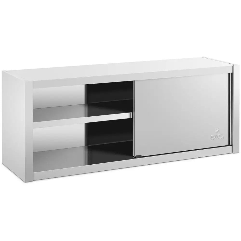 Veggmontert Gastronomisk Skap med Skyvedører Stål 150 x 45 x 60 Cm
