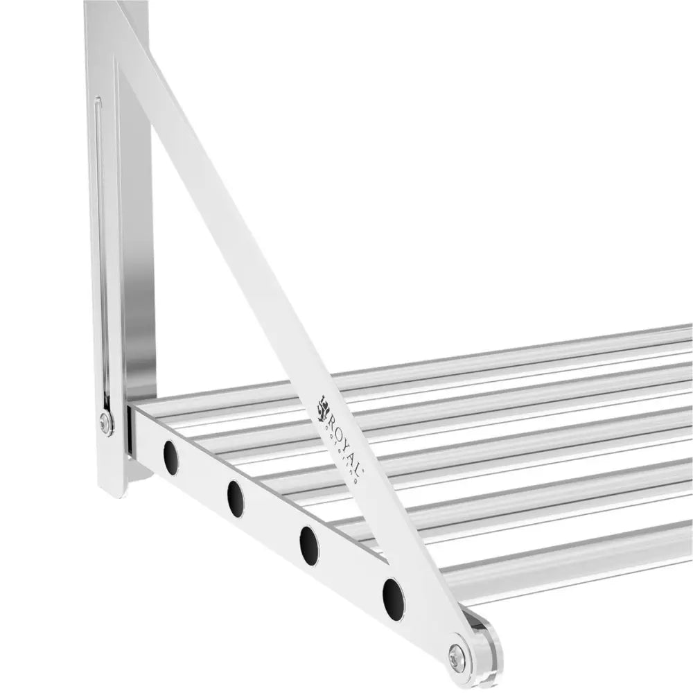 Veggmontert Sammenleggbar Rustfritt Stål Hylle opp til 40 Kg 100 x 45 Cm