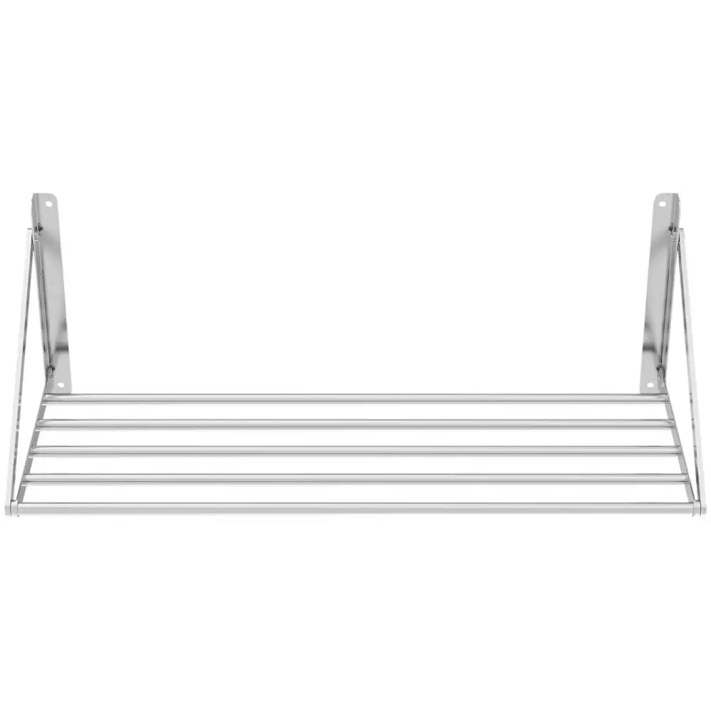 Veggmontert Sammenleggbar Rustfritt Stål Hylle opp til 40 Kg 100 x 45 Cm