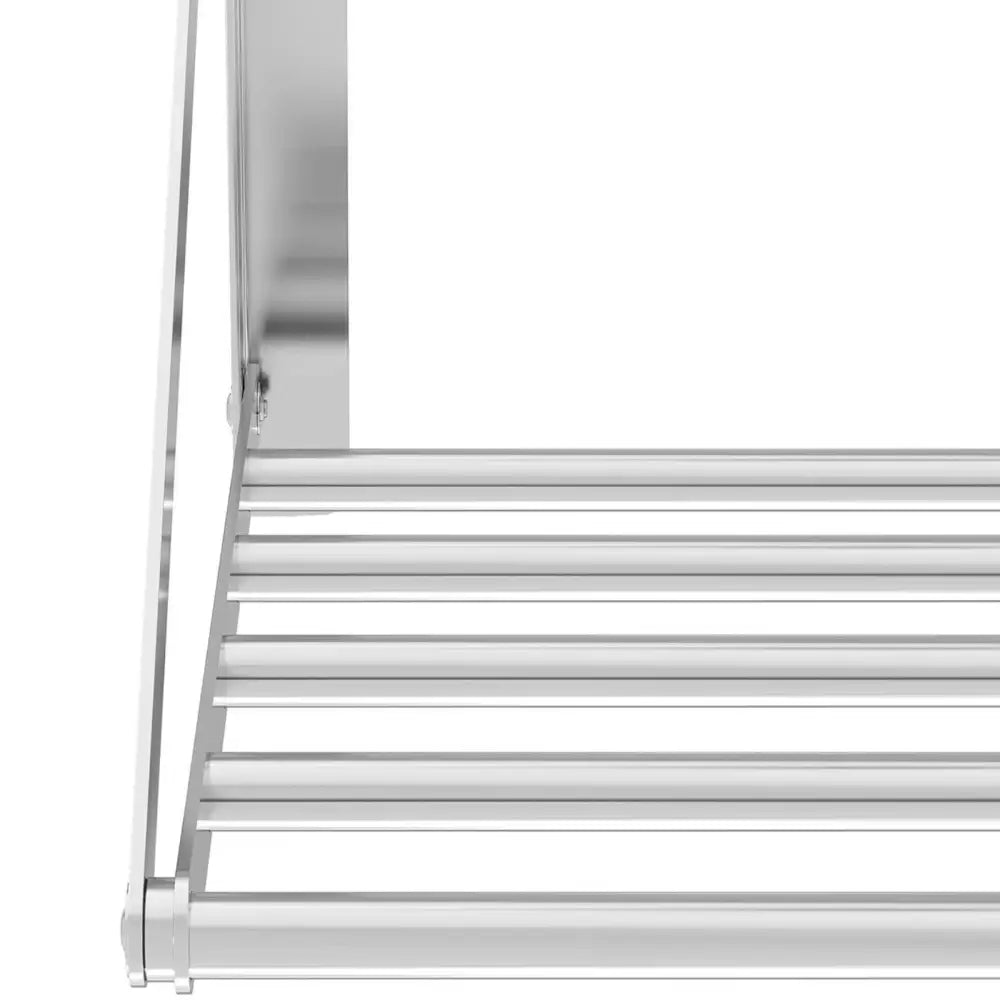 Veggmontert Sammenleggbar Rustfritt Stål Hylle opp til 40 Kg 100 x 45 Cm