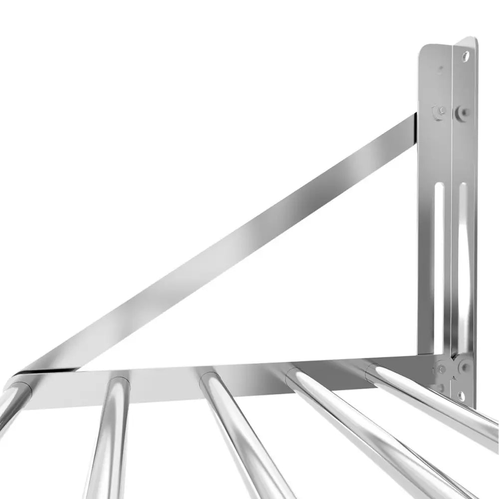Veggmontert Sammenleggbar Rustfritt Stål Hylle opp til 40 Kg 100 x 45 Cm