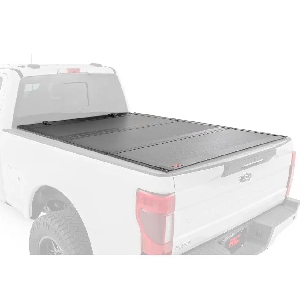 Vendbart Lavprofil Tri-fold Planbeskyttelse for Ford F350 6’10’’