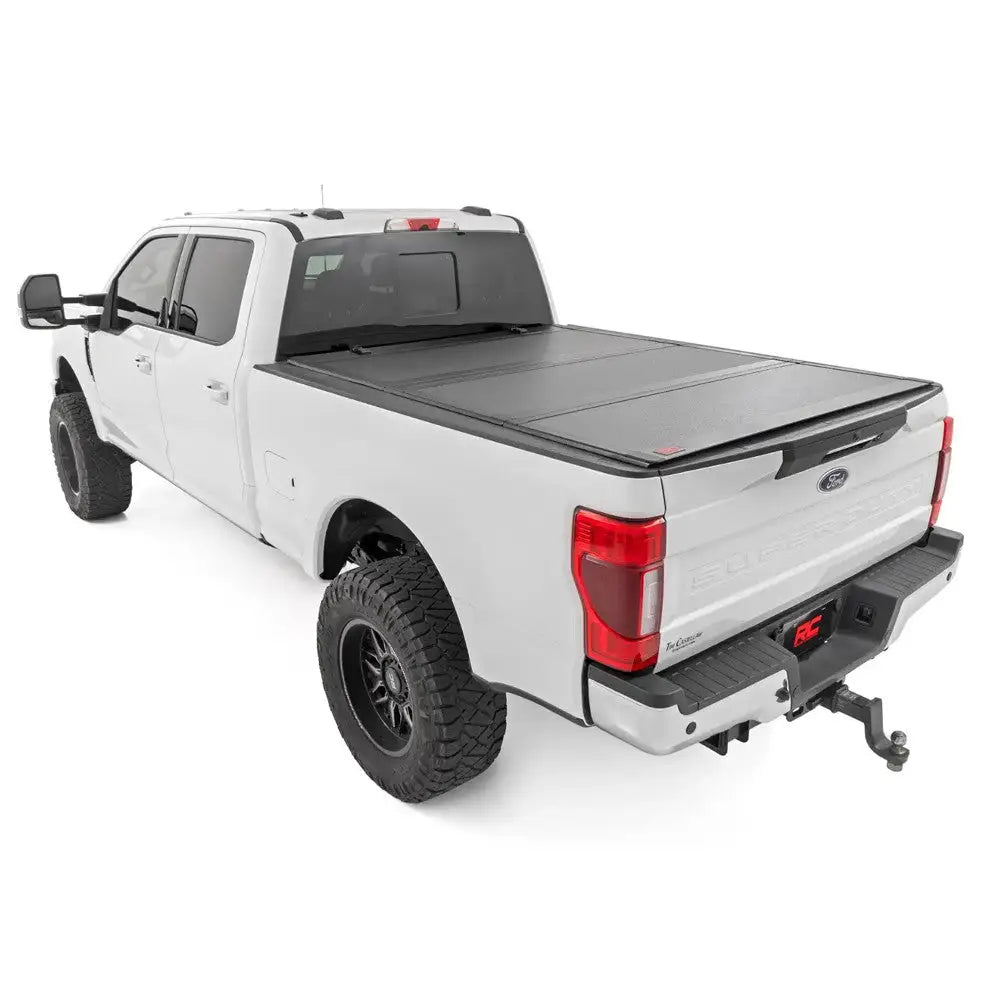 Vendbart Lavprofil Tri-fold Planbeskyttelse for Ford F350 6’10’’