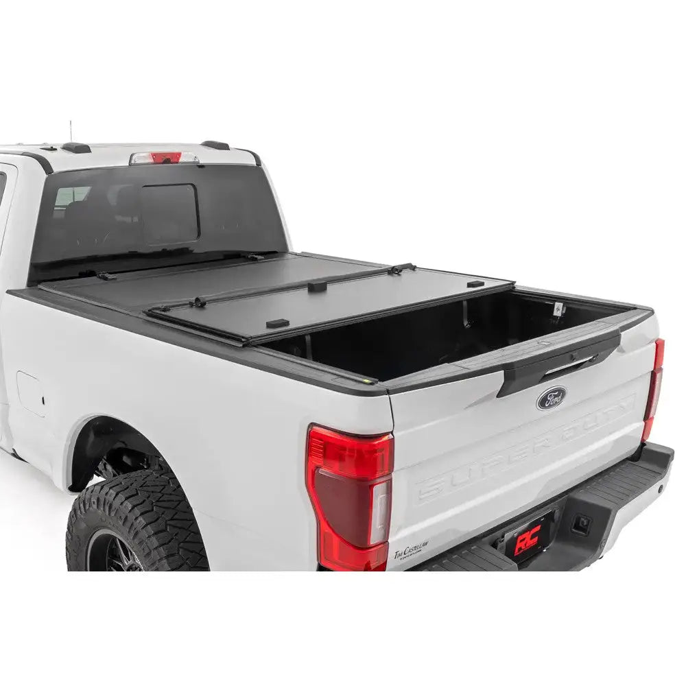 Vendbart Lavprofil Tri-fold Planbeskyttelse for Ford F350 6’10’’