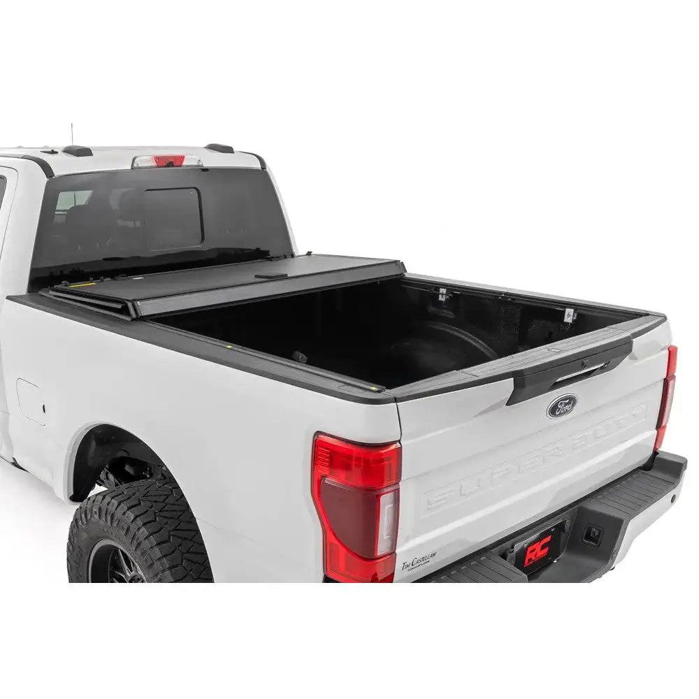 Vendbart Lavprofil Tri-fold Planbeskyttelse for Ford F350 6’10’’