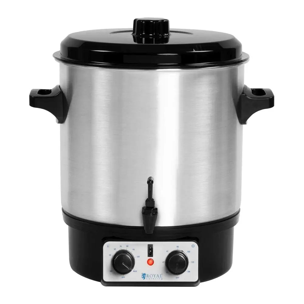 Vinkoker med Temperatur og Timer Rustfritt Stål 2000w 27l