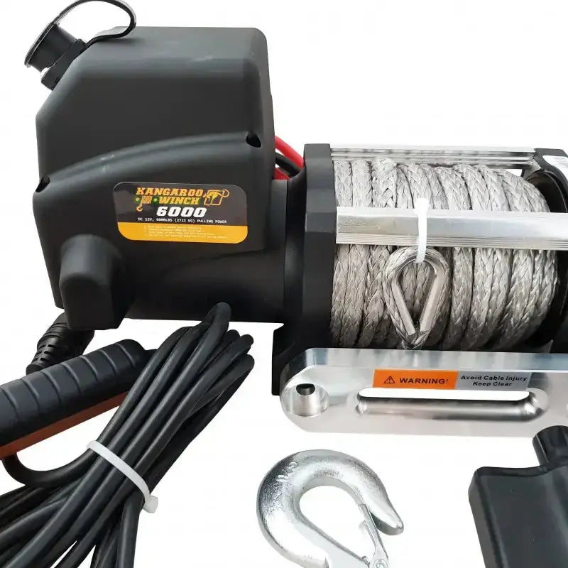 Vinsj Kangaroowinch Pw 6000lbs (2722kg) 12v Syntetisk