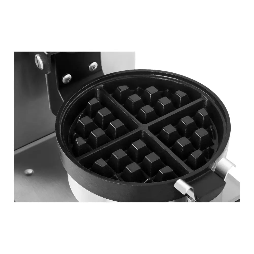 Vrirbar Vaffeljern for Runde Kvart-goffer Diam. 18cm 1300w Rcwm-1300-re.
