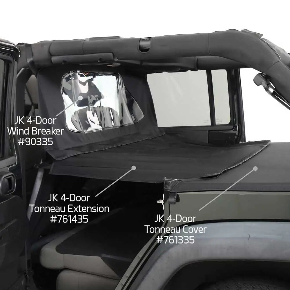 Wiatrołap Svart Diamant Smittybilt for Jeep Wrangler Jk 4 d 07-18