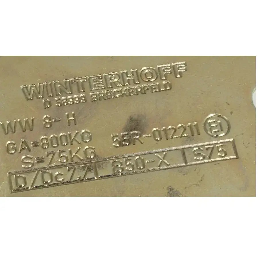 Winterhoff Ww 8-h 800 Kg 70x70 Kulekobling