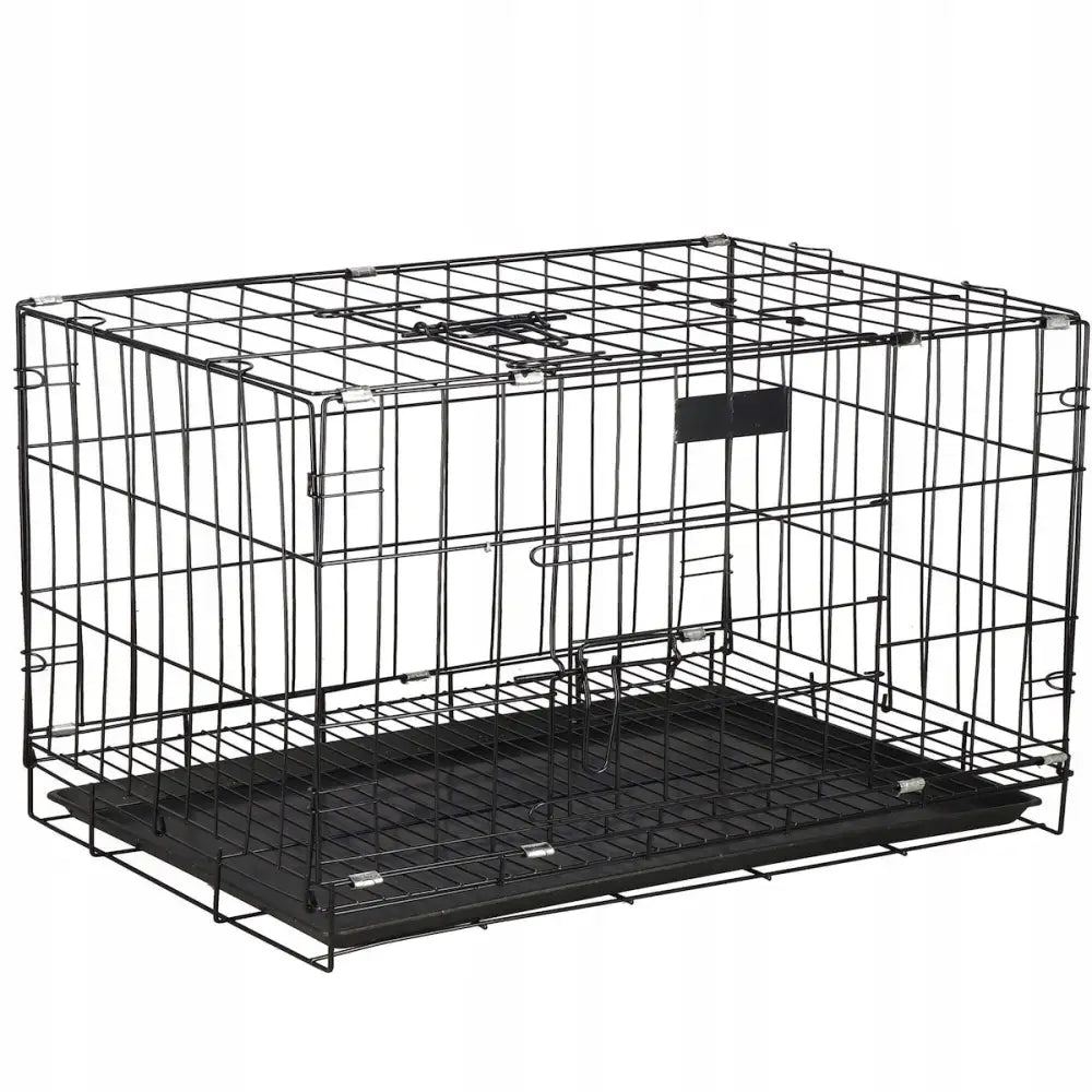 Xl Hundebur Luftegård for Hunder Katt Stor Sterk Utendørs Metall 93x67x56,5 Cm
