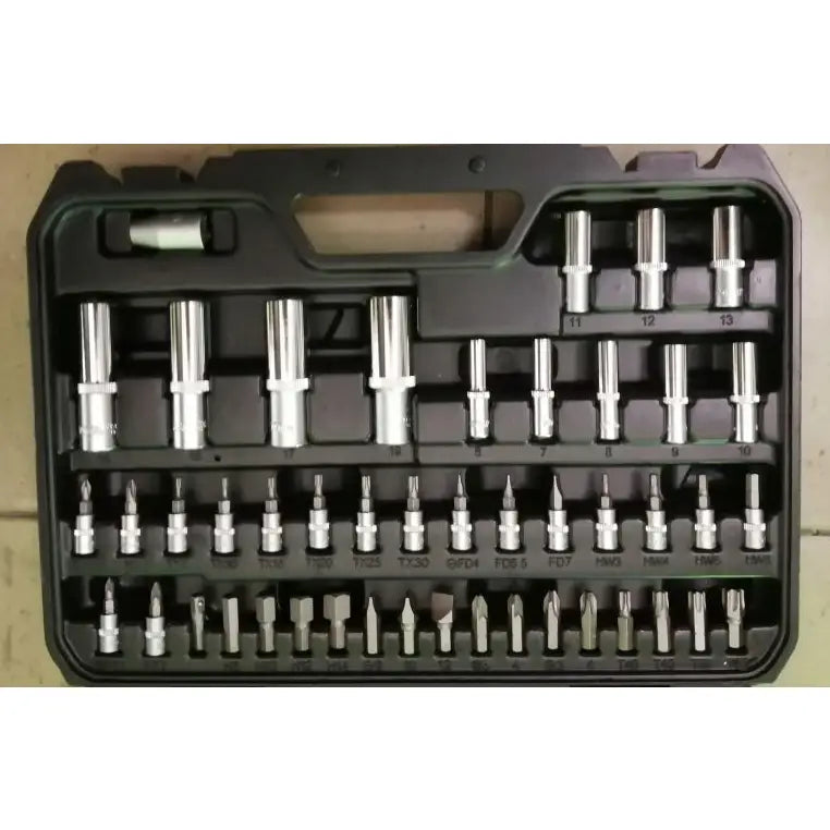 Yato Nøkkelsett 1/2’’ / 1/4″ 109 Deler