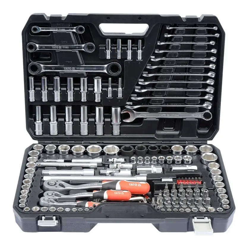 Yato Sett med Pipenøkler 1/2″ 1/4″ 3/8″ 150 Deler