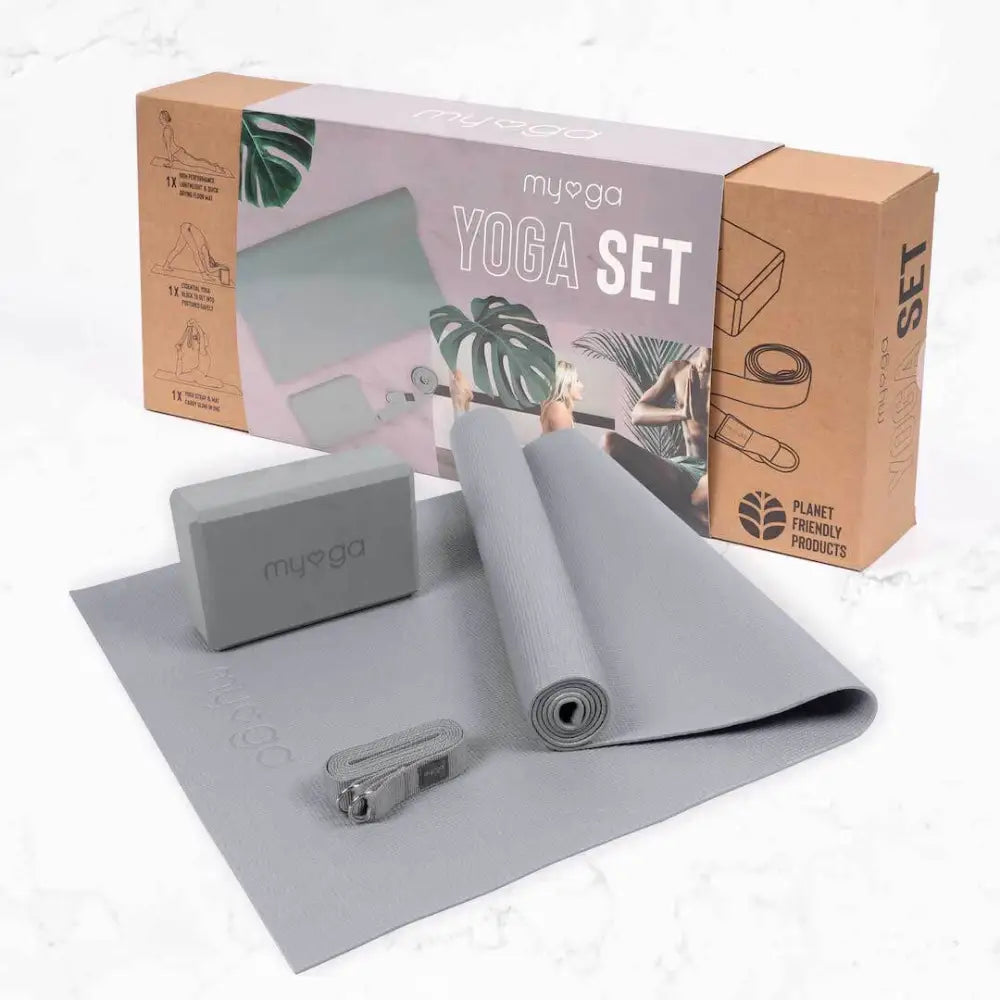 Yogasett Myga Yoga Start Matte Kloss Belte